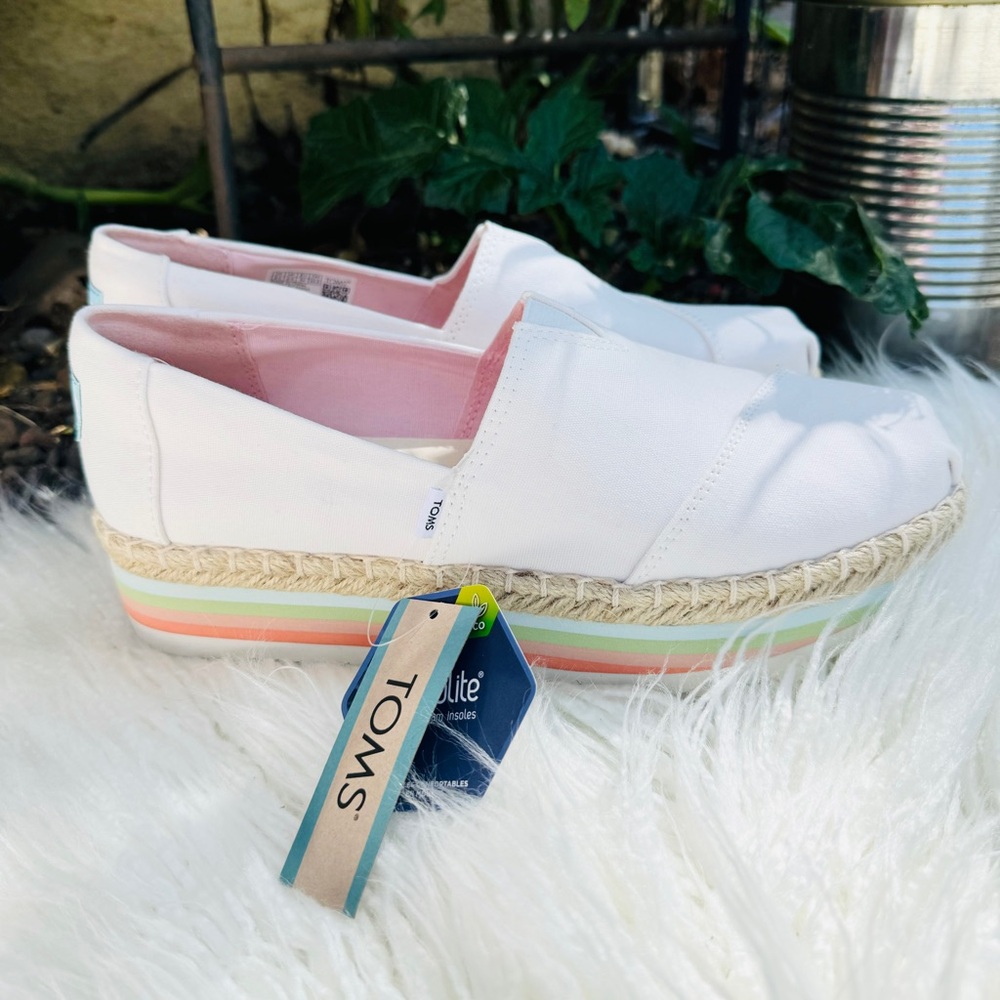Toms Alpargata Platform Rope Shoes